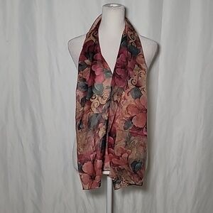♥️SCARF  rectangular  floral print